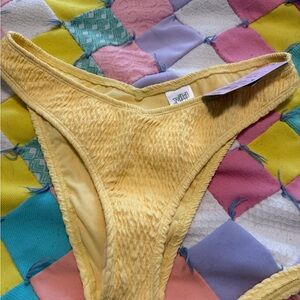 wild fable Yellow Smocked Bikini